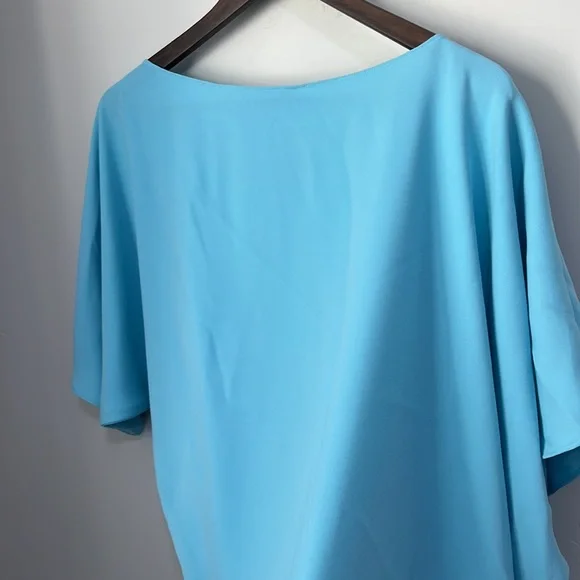 Trina Turk Asymmetrical Radiant Top BLUE - Picture 7 of 7
